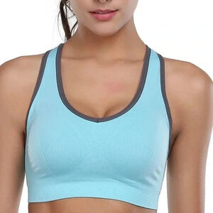 Sports Bra Racerback Light Blue Sports Bra NWT